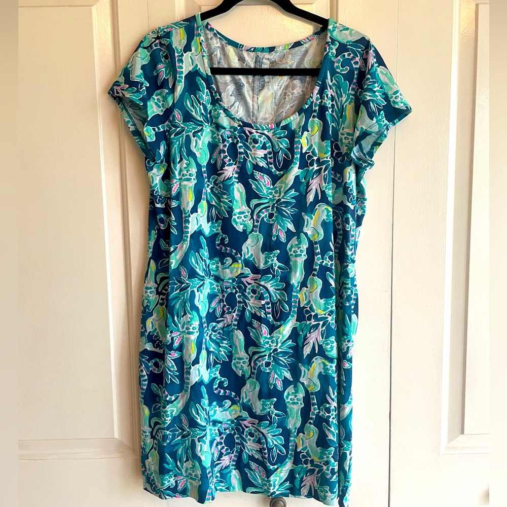 Short sleeve cotton dress
